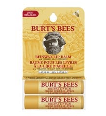 Burt's Bees - UNI BEESWAX LIP BALM TUBE BLISTER TWIN PACK