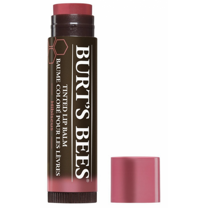 Burt's Bees - Tinted Lip Balm - Hibiscus - Skjønnhet