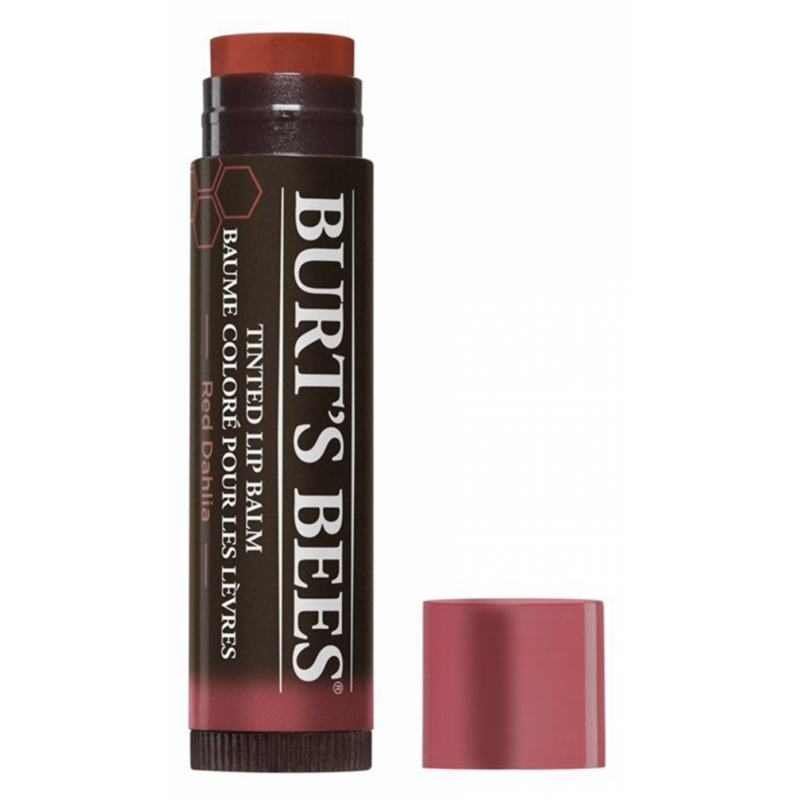 Burt's Bees - Tinted Lip Balm - Red Dahlia - Skjønnhet