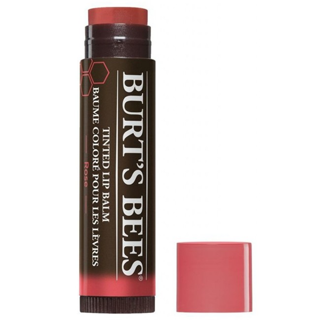 Burt's Bees - Tinted Lip Balm Rose - Læbepomade