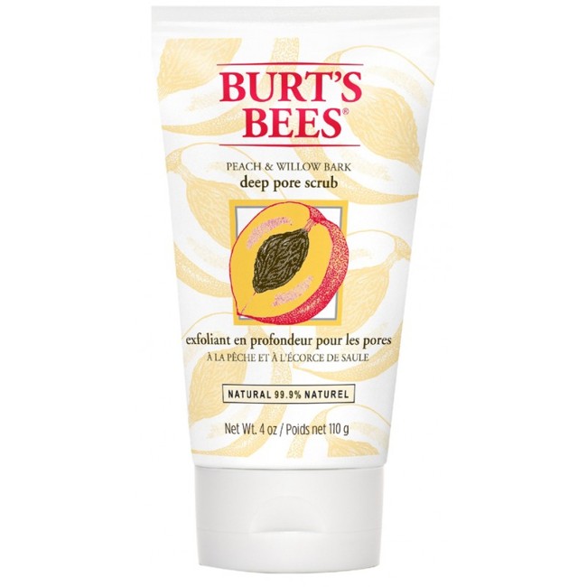 Burt's Bees - Peach & Willow Bark Deep Pore Scrub