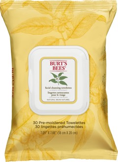 Burt's Bees - Facial Cleansing Towelettes White Tea Extract - Renseservietter