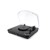 Ledwood - Round 300 Turntable - with Built-in stereo speakers & Bluetooth - Black thumbnail-2