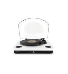 Ledwood - Round 300 Turntable - with Built-in stereo speakers & Bluetooth - White