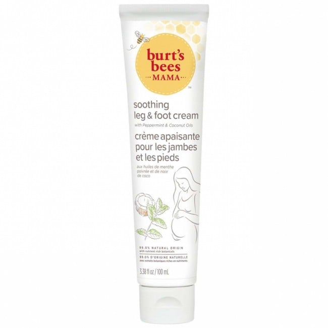 Burt's Bees - Mama Leg & Foot Cream with Peppermint - Fußmaske