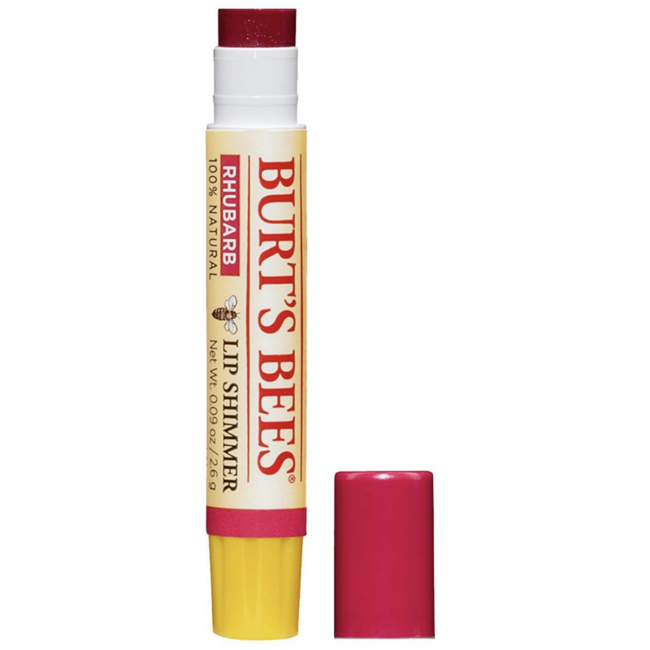 Burt's Bees - Lip Shimmer Rhubarb - Læbepomade