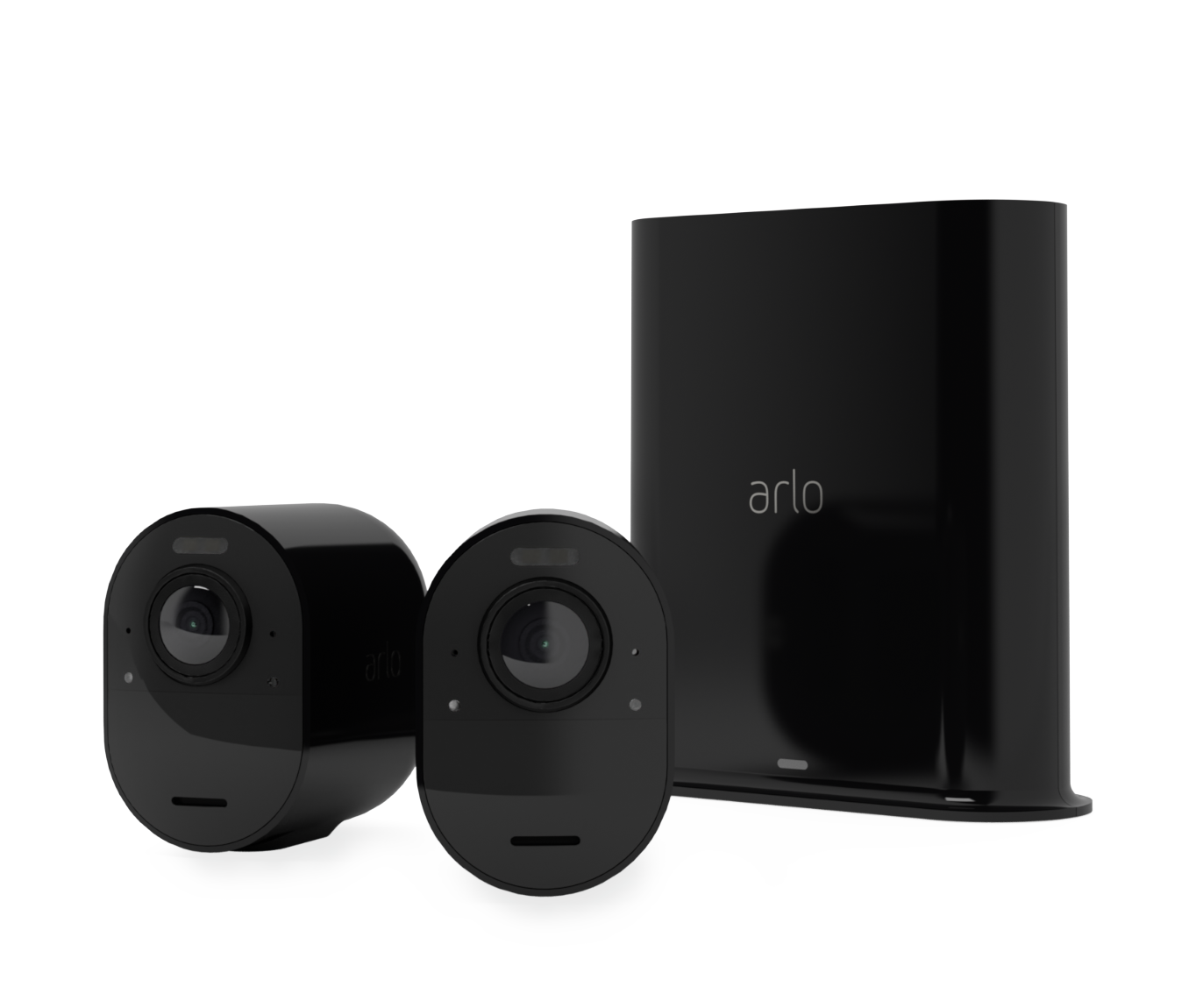 Arlo - Ultra 2 Spotlight Camera 2x Camera Kit - Black - Elektronikk