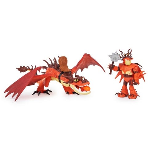 How to Train Your Dragon Snotlout and Hookfang Figures 