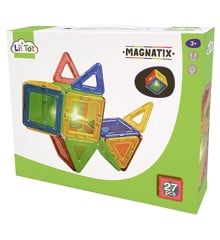 Magnatix - Magnetic Tiles with light  27 pcs - (90159)