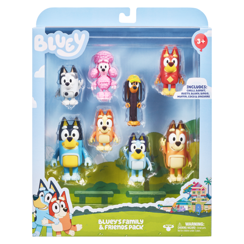 Bluey - 8 Figures Multipack S3 (90128)