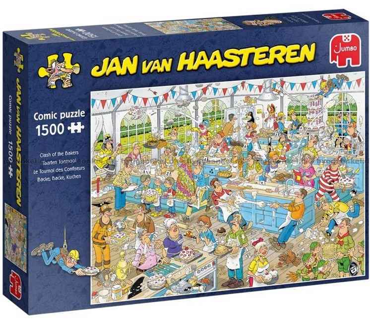 Jan van Haasteren - Clash of the Bakers (1500 pieces) (JUM9077)