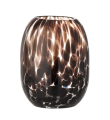 Bloomingville - Crister Glas Vase 17cm - Brun