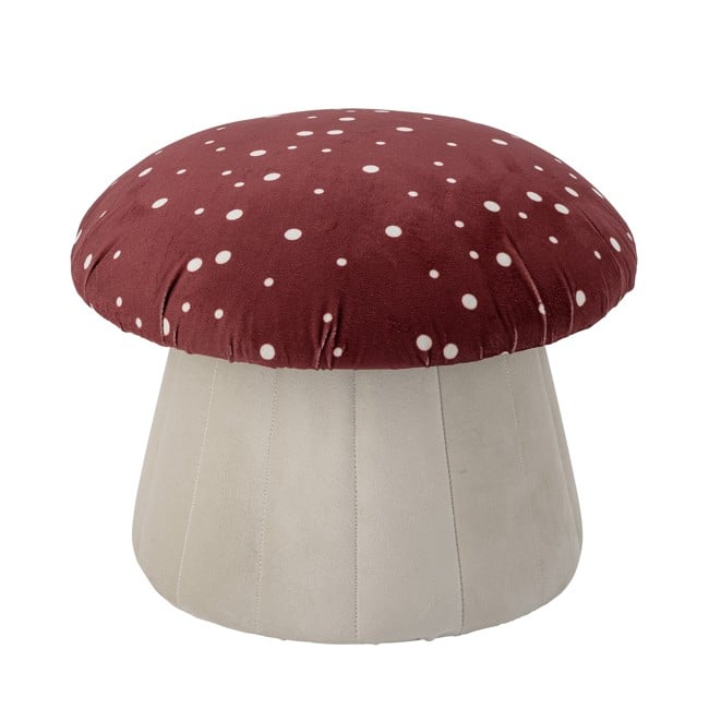 Bloomingville MINI - Lue Pouf, Rot, Polyester