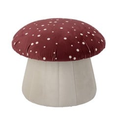 Bloomingville MINI - Lue Pouf, Rot, Polyester