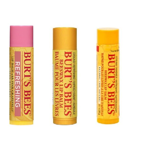 Burt's Bees - Lip Balm 3-Pak