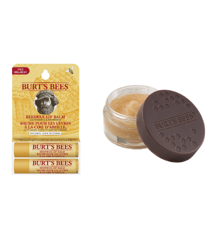 Burt's Bees - Uni Beeswax Lip Balm Blister Twin Pack + Burt's Bees - Lip Scrub