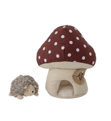 Bloomingville MINI - Gaston Soft Toy w/ Mushroom house (82058010)