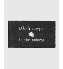 Gothic Doormat "Welcome to the Colony"