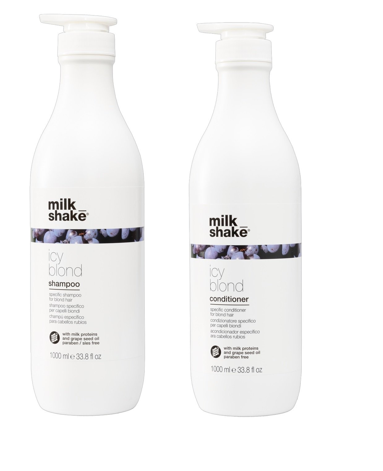milk_shake - Icy Blonde Shampoo + Conditioner 1000 ml - Skjønnhet