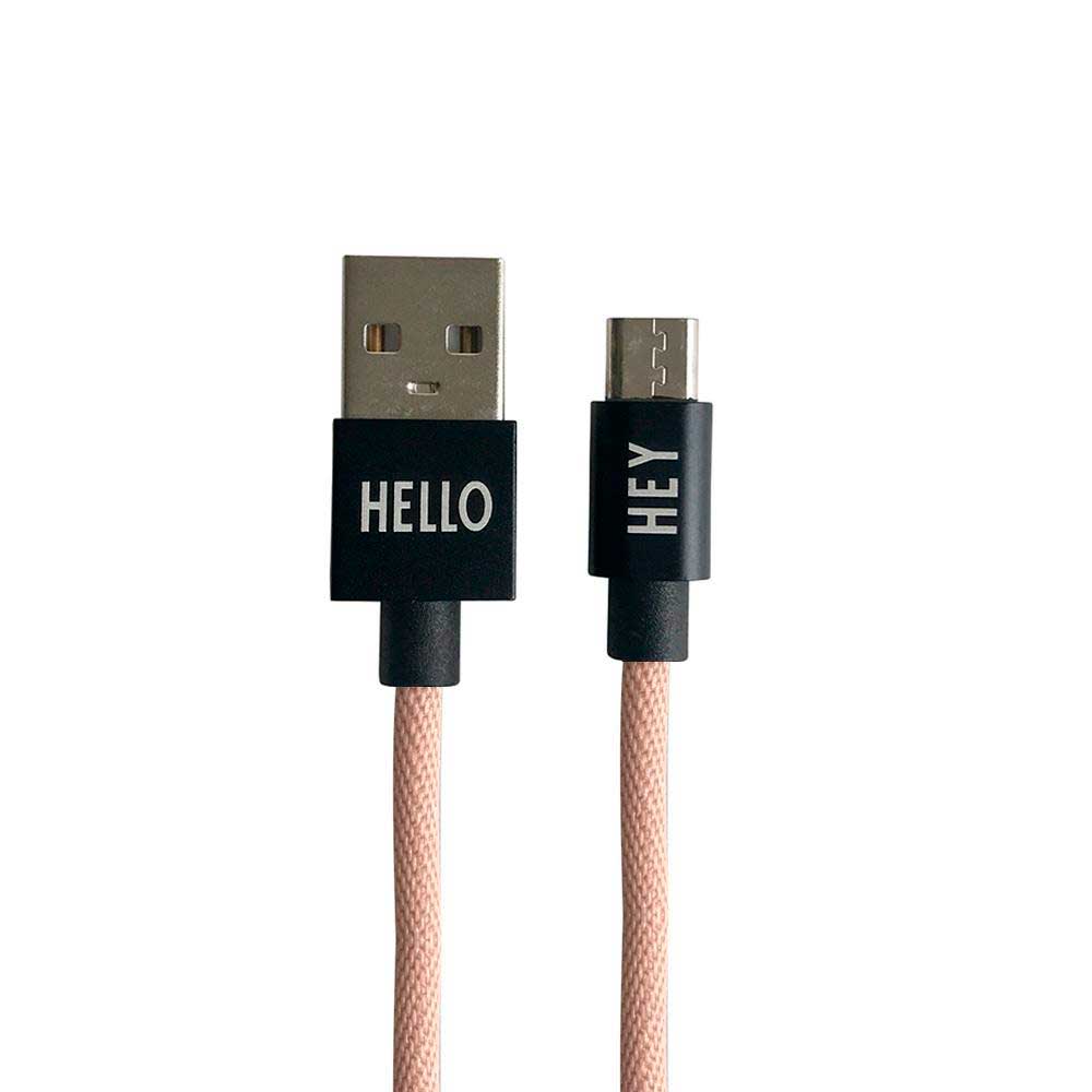 Design Letters - Micro USB cable 1m - Nude (60201012NUDE)