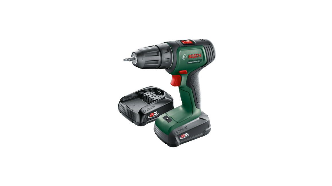 CORDLESS DRILL / SCREWDRIVER WITH TWO GEARS Universal Drill 18V