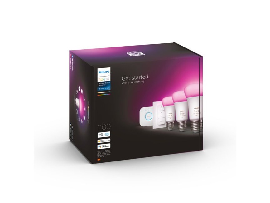 Philips Hue - White and Color Ambiance Starter kit E27