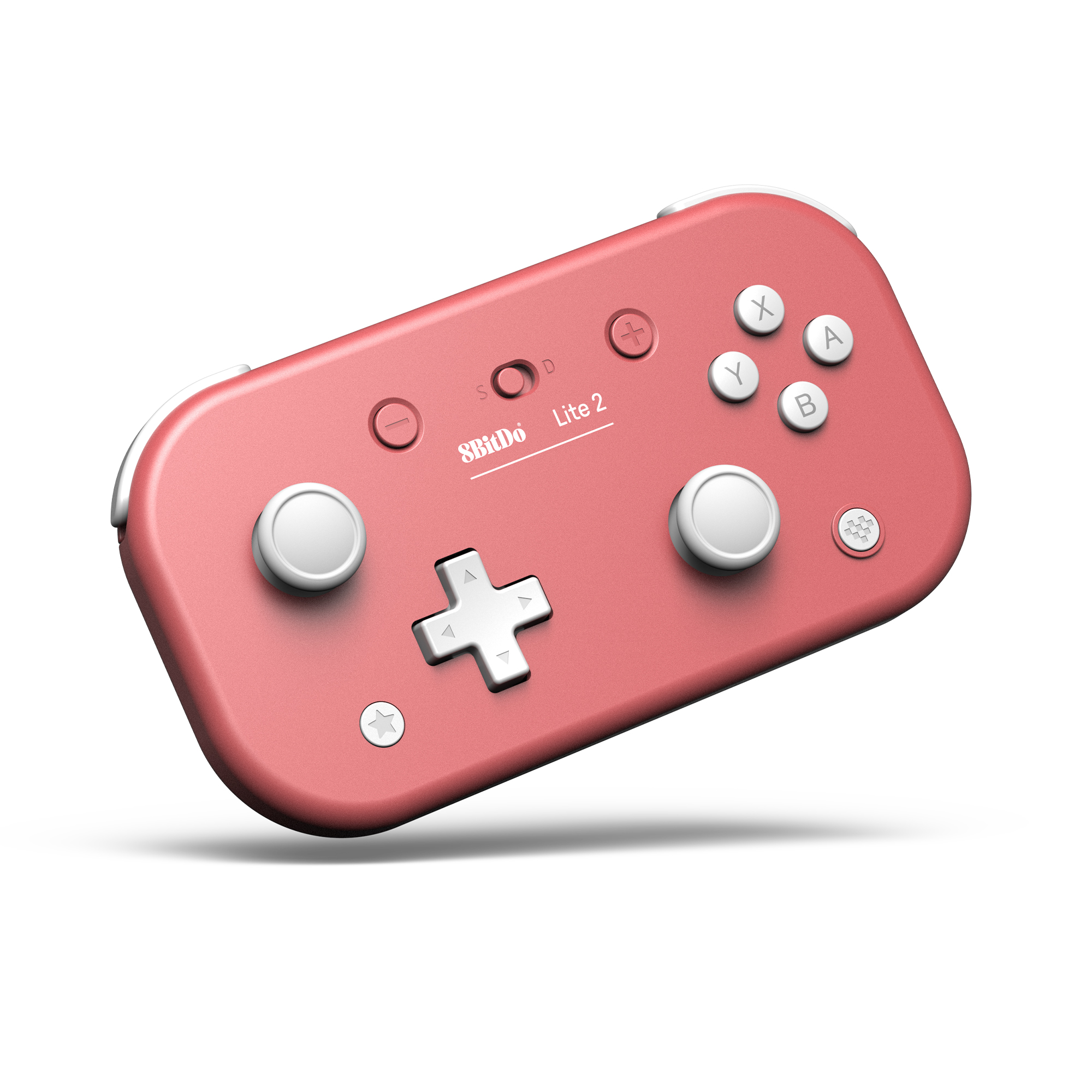 8BitDo Lite 2 BT Gamepad - Pink - Videospill og konsoller