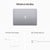 Apple - MacBook Pro 13" M2 - 8GB- 256GB SSD - Space Grey thumbnail-3