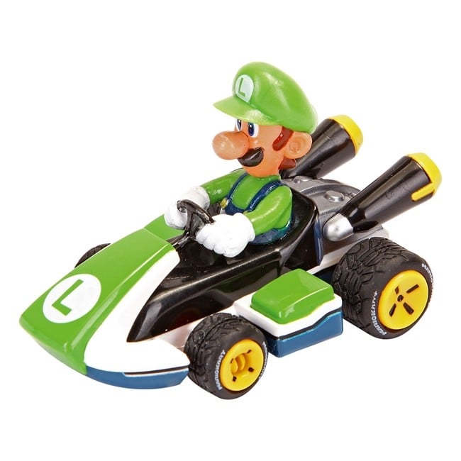 Carrera Pull Back Super Mario Kart - Luigi