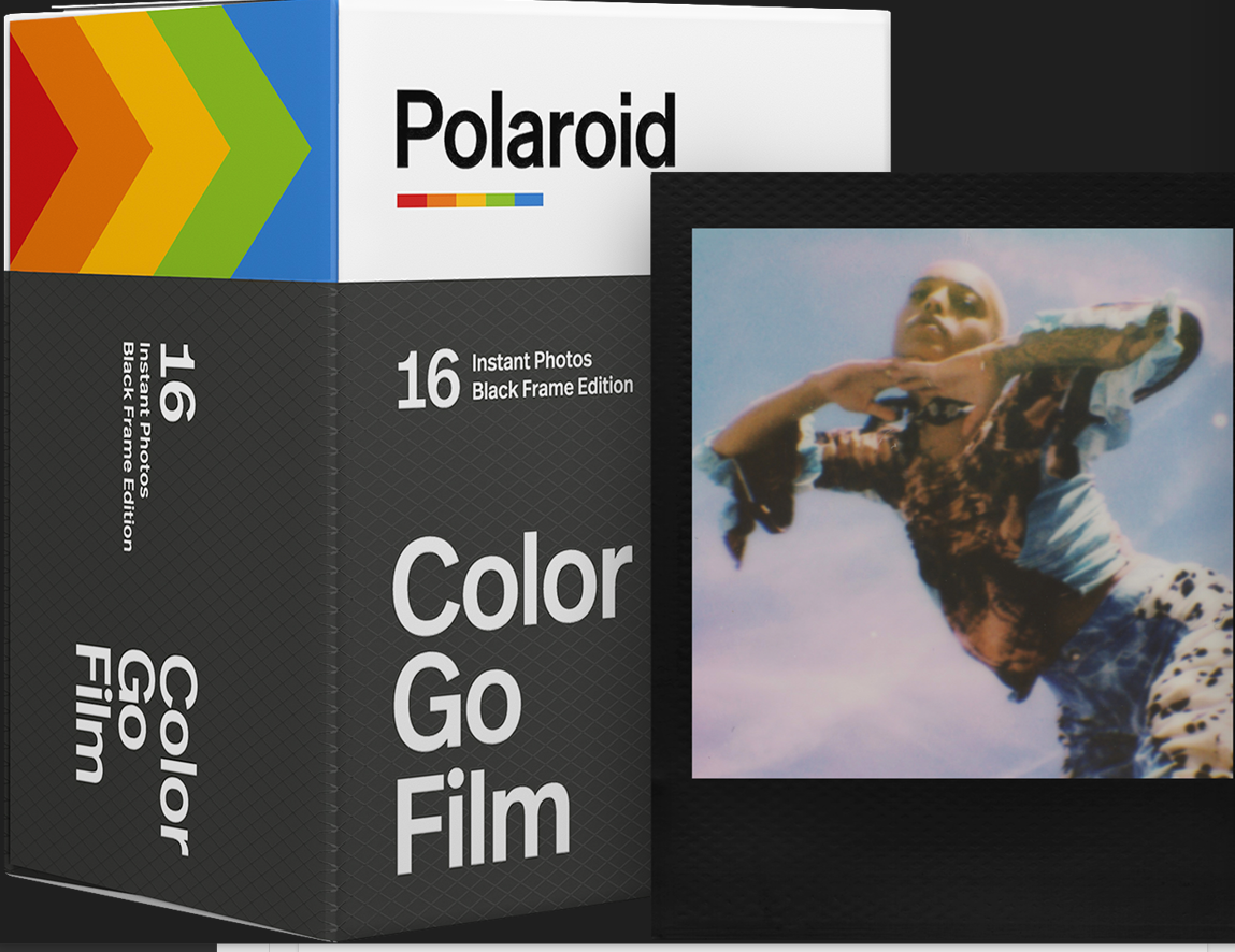 Polaroid - Go Film Double Pack 16 photos - Black Frame - Elektronikk