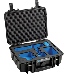 B&W Outdoor Case Type 1000 for GoPro Hero 9 Bundle, Black ( 4.1 L )