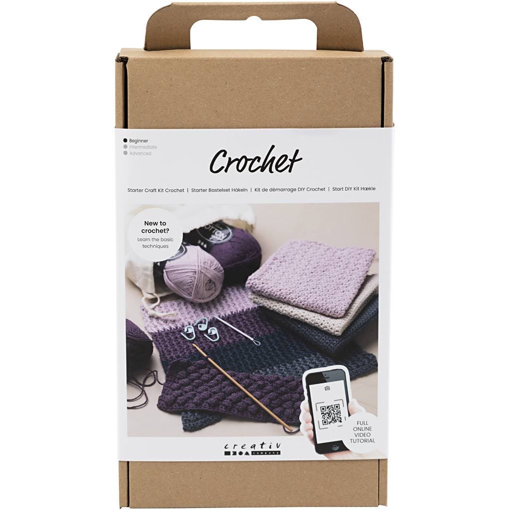 DIY Kit - Starter Craft Kit Crochet (970853) - Leker