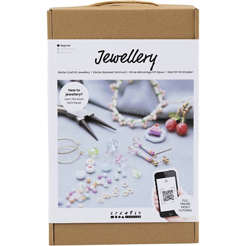 DIY Kit - Starter Craft Kit Jewellery Vibrant colours (970857) - Leker
