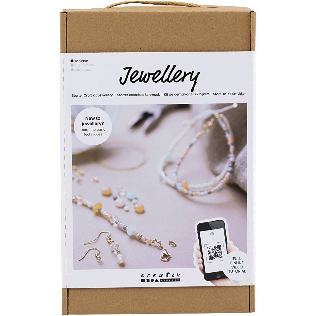 DIY Kit - Starter Craft Kit Jewellery Classic beads (970856) - Leker