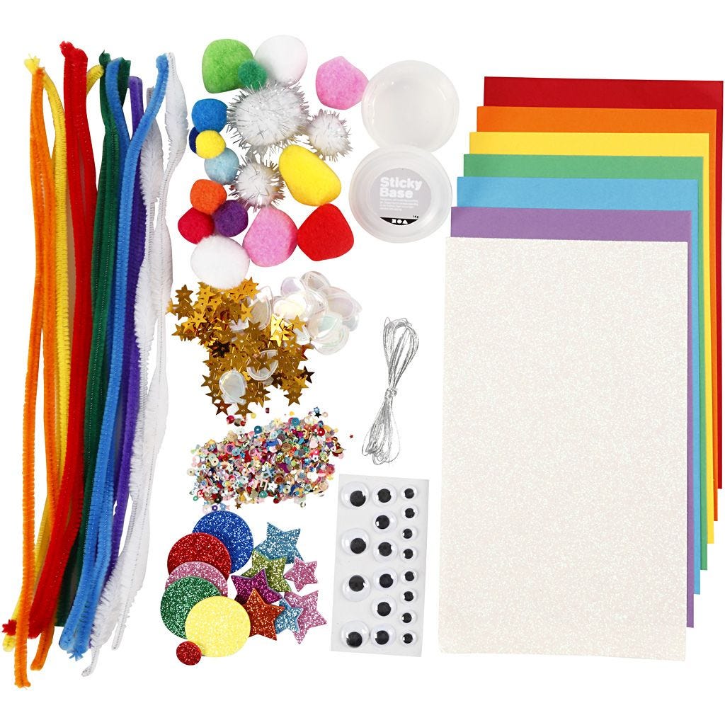 Crafting assortment - Rainbow (977441) - Leker