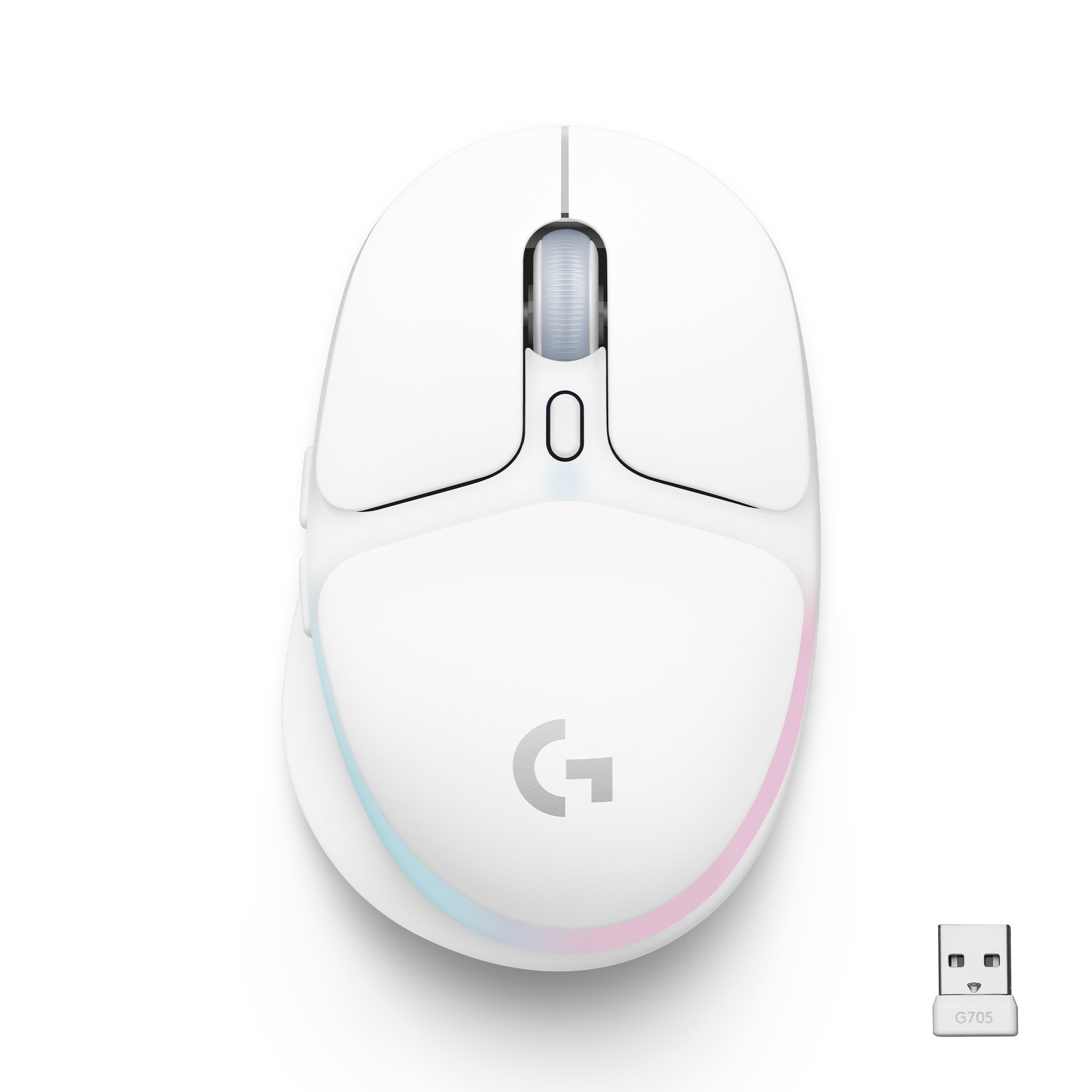 Logitech - G705 - Wireless Gaming Mouse - Off White