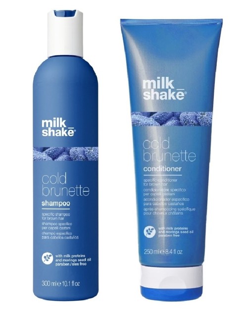 milk_shake - Cold Brunette Shampoo 300 ml + Cold Brunette Conditioner 250 ml