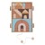 OYOY Mini - Wooden Rainbow Wagon With Blocks (M107051) thumbnail-1