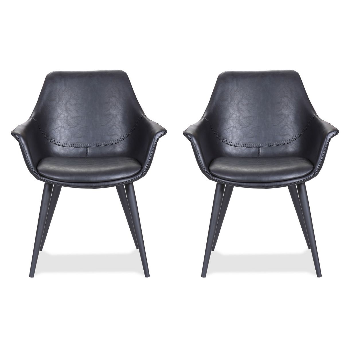 House Of Sander - Set of 2 Signe Chairs - Black (25601)