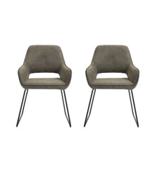 House Of Sander - Set of 2 Angel Chairs - Olive (101580)