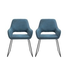 House Of Sander - Set of 2 Angel Chairs - Blue (101581)
