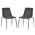 House Of Sander - Set of 2 Olly Chair - Dark grey (66102) thumbnail-1