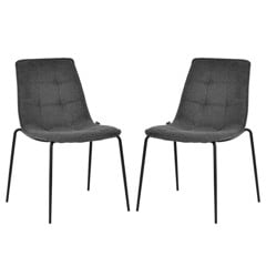 House Of Sander - Set of 2 Olly Chair - Dark grey (66102)