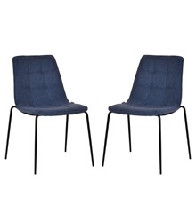 House Of Sander - Set of 2 Olly Chairs - Navy blue (66104)