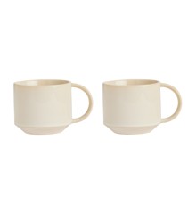 OYOY Living - 2 pcs Yuka Cup - Offwhite (L300601)