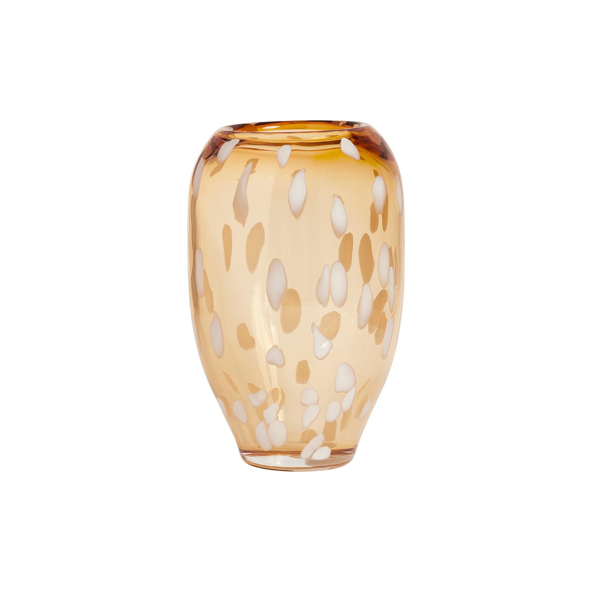 OYOY Living - Jali Vase - Medium - Amber (L300596) - Hjemme og kjøkken