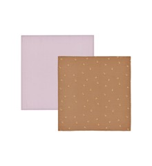 OYOY Mini - Pack Of 2 Yummy Muslin - Choko/Lavender (M107279)