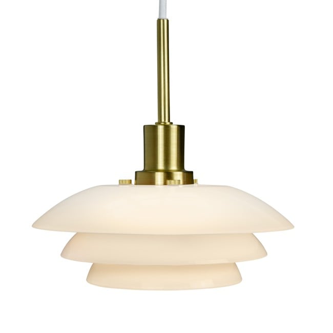 Dyberg Larsen - DL20 Opal Pendant lamp with brass base