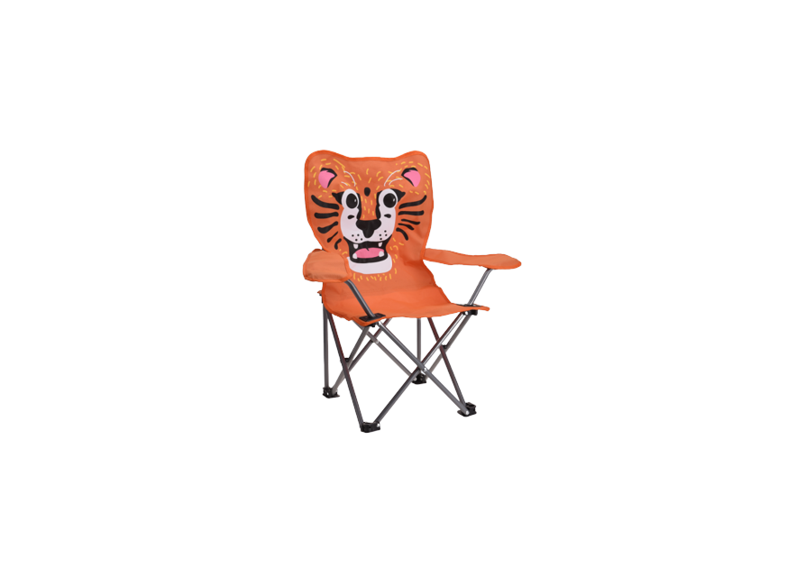 Childrens Foldable Camping Chair - Tiger