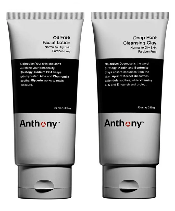 Anthony - Instant Fix Oil Control 90 ml + Deep-Pore Cleansing Clay 90 ml